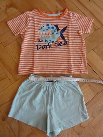 Pruhované pyžamo 98/104, lupilu,98