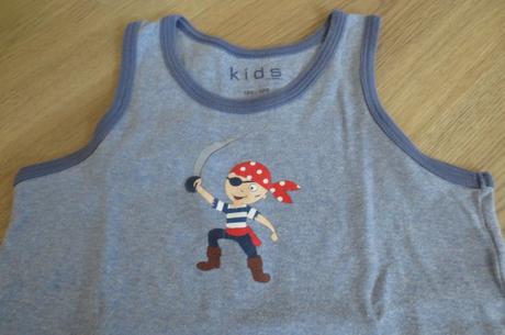 Tílko s pirátem bio bavlna, tcm,122