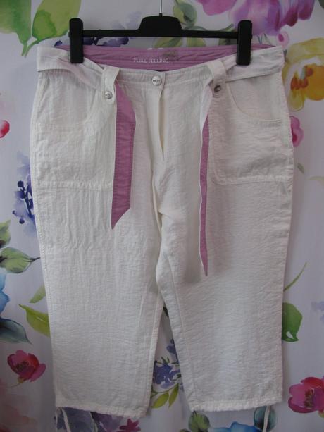 Dámské letní 3/4 tenké kraťasy, 48