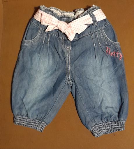 Dívčí letní 3/4 kalhoty c&a, vel.80, c&a,80