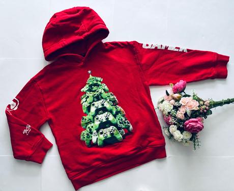 K1/ mikina vánoční zn. next - v.8 let, 128