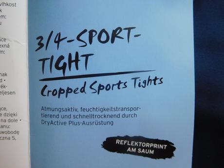 Sportovní 3/4 legíny s reflex. prvky vel. 122/128, 128