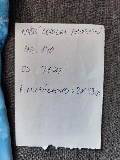 Noční košile frozen,vel.140, disney,140