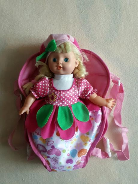 Panenka v nosítku, 32cm,