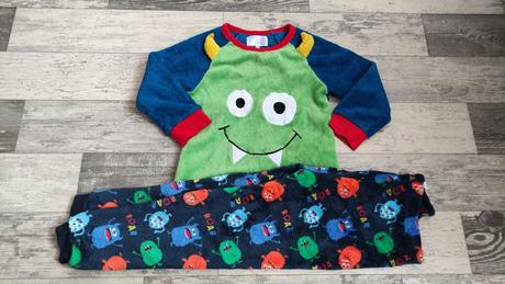 Pyžamo plyšové chlapecké příšerky, pepco,110