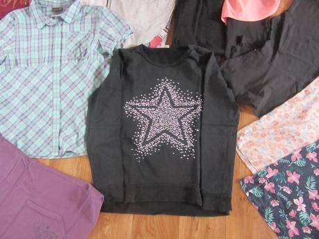 Balík oblečení na holku vel. 11-12 let, 140–152