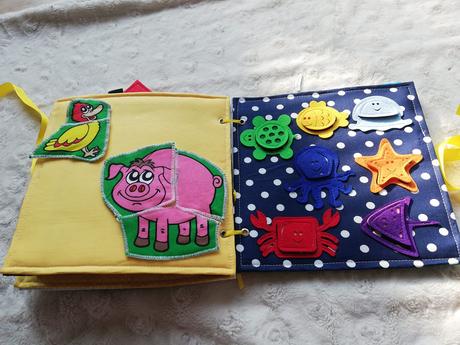 Velká quiet book doplnovaček,