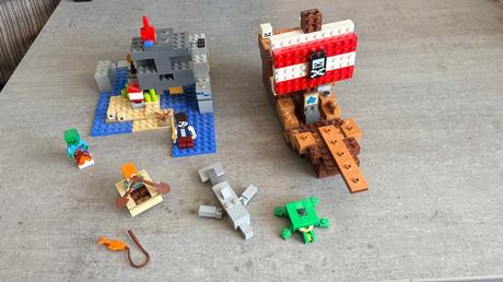 Lego minecraft 21152 dobrodružství pirátské lodi, 