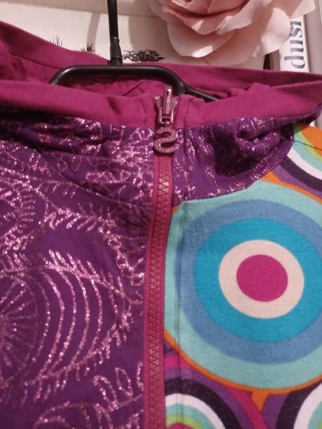 Oboustranná mikina desigual xs/s, 158/164, desigual,xs