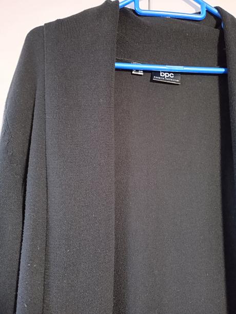 Černý pletený kardigan bonprix s límcem, bonprix,m