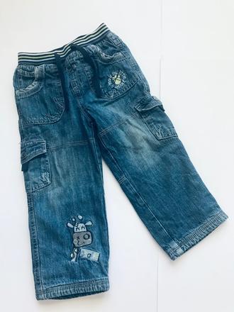 Džíny vyteplené - v. 12/18 měs., 86