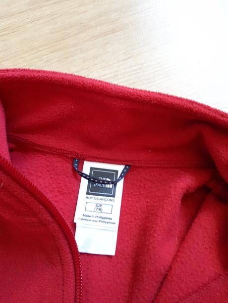 Fleasová mikina the north face, 128