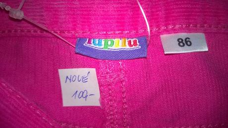 Manžestráky, nové, lupilu vel 86, lupilu,86