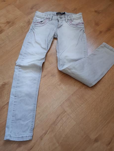 Bezva džíny rifle detroit v super barvičce, lindex,134