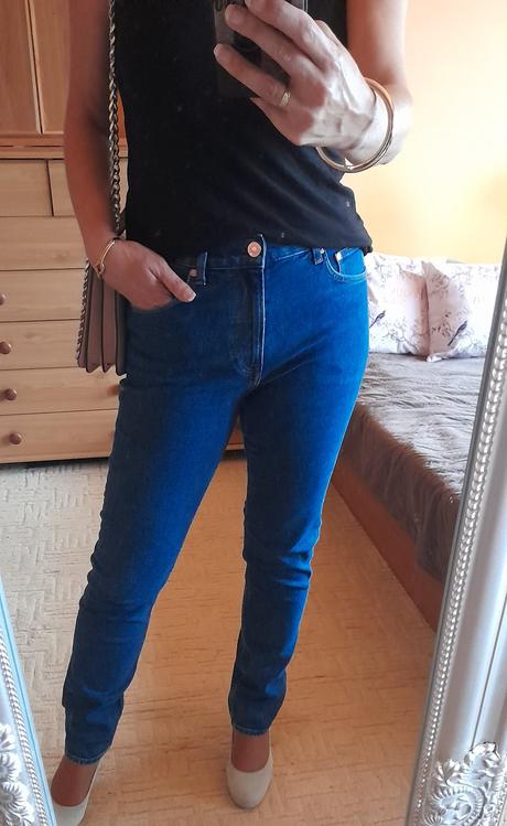 H&m dámské džíny slim & denim, h&m,xl