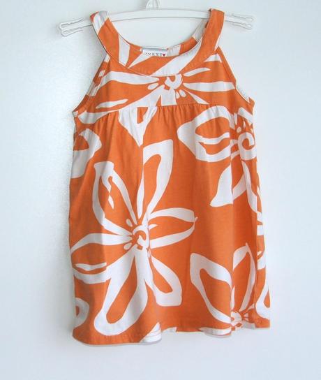 P376 oranžová tunika vel. 116, next,116