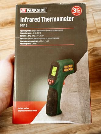 33- infračervený teploměr parkside z lidlu, 