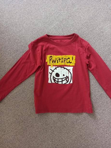 Triko s dlouhým rukávem, 128