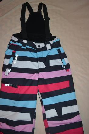 Lyžařské kalhoty v.146, nepromokavé,kvalita, reima,146