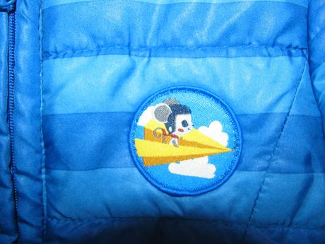 Kojenecká zimní kombinéza s kapucí a návleky, 68