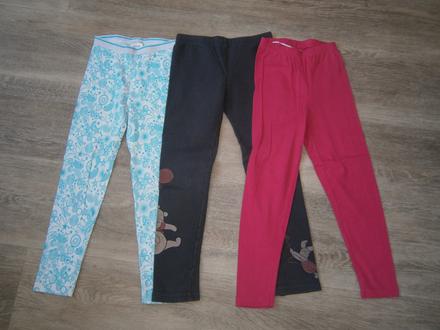 3x legíny vel. 116-122, 116