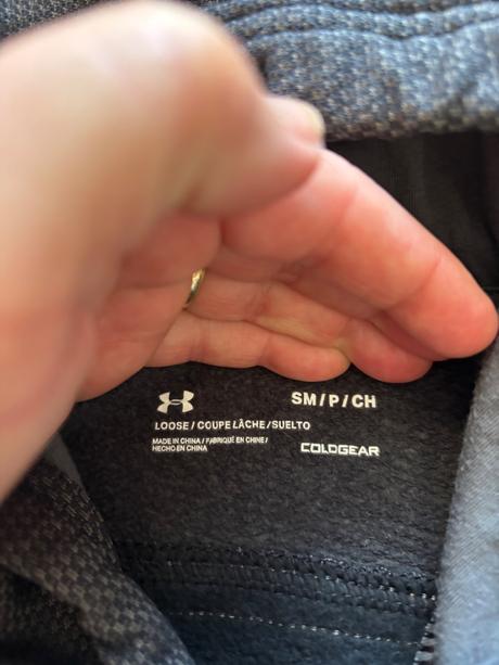 K12/ mikina černá zn. under armour - v.m/l (44/46, under armour,m