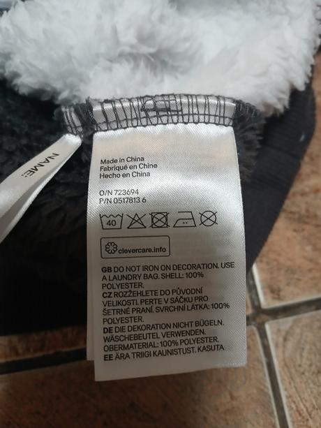 Teplá mikina h&m, vel. 110/116, h&m,110