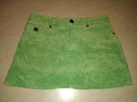 Zelená sukně - kraťásky limited too 128, 128