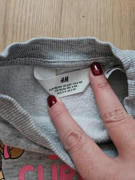 Mikina h&m, vel. 98/104, h&m,98