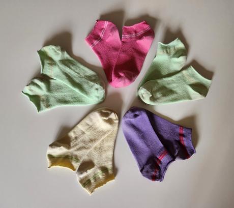 Bavlněné kotníkové ponožky 5 párů vel. 30-32, 31