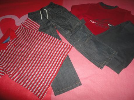 Set, rifle, triko, pyžamo, 4-6 let, kus nebo vše, 104–116