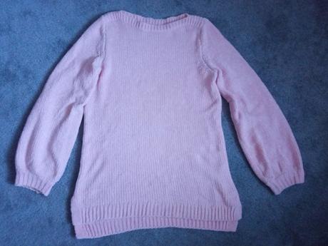 Žinylkový svetr s šátkem, bonprix,158