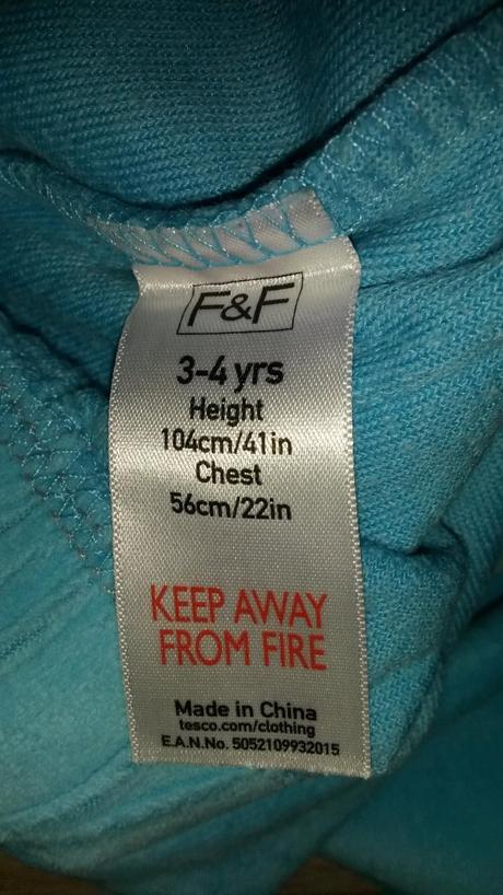 Sametové tyrkysové tepláky vel. 104, f&f,104