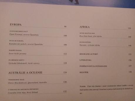 Kniha nejkrásnější treky světa, 