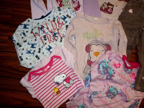 Krásný balíček pro holku - velikost 98 -7 kusů, 86–98