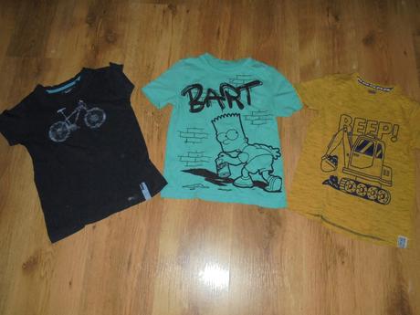 Trička, vel. 122/128, f&f,122