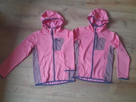 2x funkční mikina jack wolfskin, vel 140, top stav, jack wolfskin,140