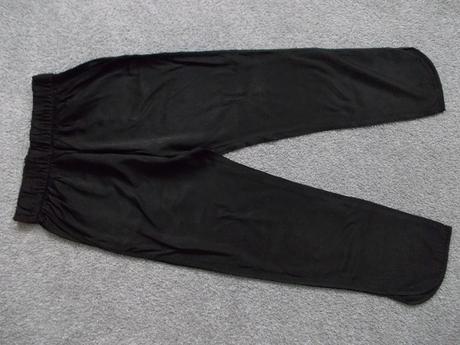 Kalhoty černé lesklé caliope, vel. 158, 158