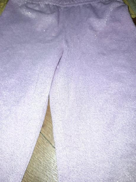 Kalhoty legínky třpytivé na holku, 86