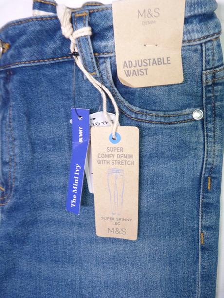 Ms nové strečové skinny vel. 158, marks & spencer,158