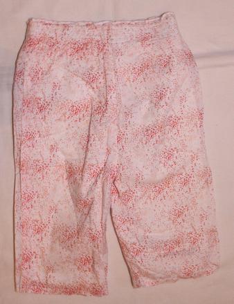 Am49. jarní plátěné kalhoty 6 měsíců, 68