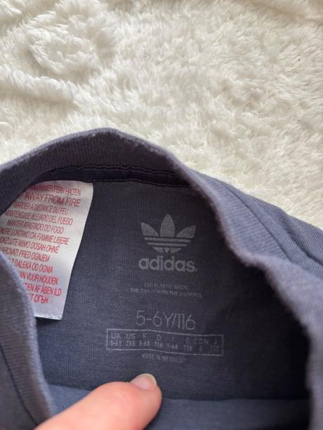 Triko šedé zn. adidas - v.5/6 let, adidas,116