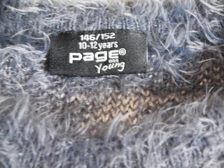 Chlupatý svetr page one young, 146/152, takko,146