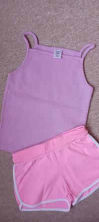 Tílko a šortky vel."128/134", 128