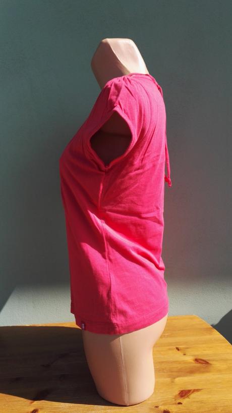 Růžový top tričko edc - vel.l, esprit,l