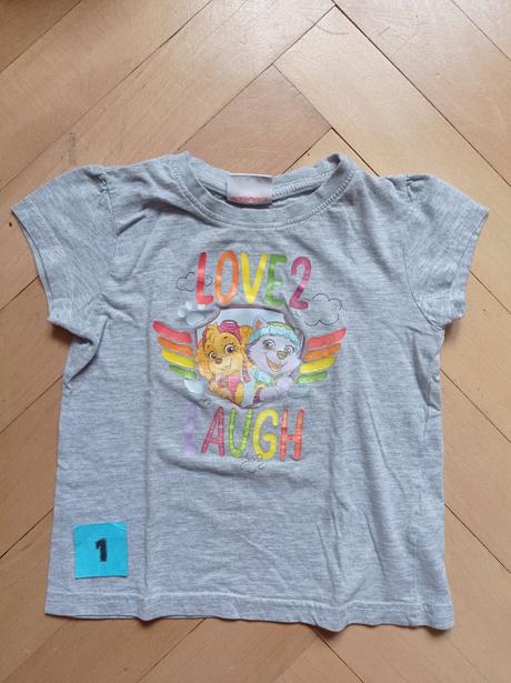 Triko krátký rukáv 98/104 - tlapková patrola, nickelodeon,98