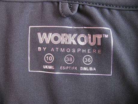 Sportovní černé pružné funkční tričko workout, atmosphere,38