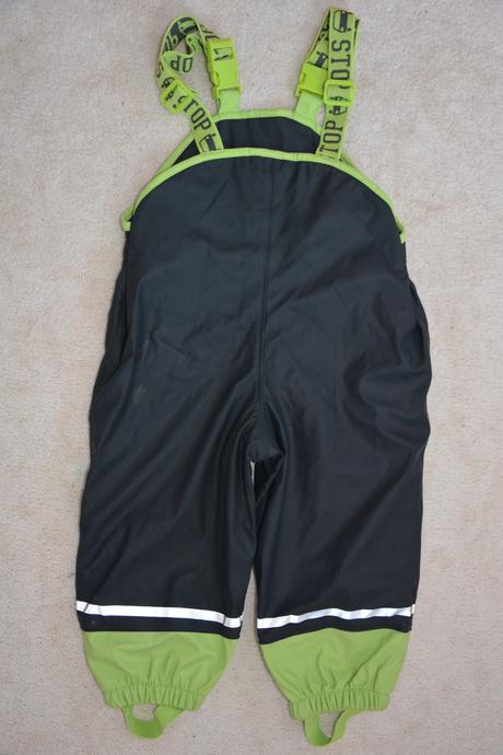 Pogumované kalhoty do deště s autem, lupilu,86