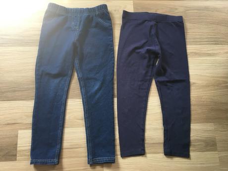 1x legíny + 1x tregíny, primark,134