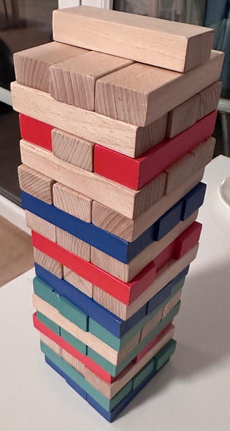 Fjällvråk dřevěná věž jenga, 